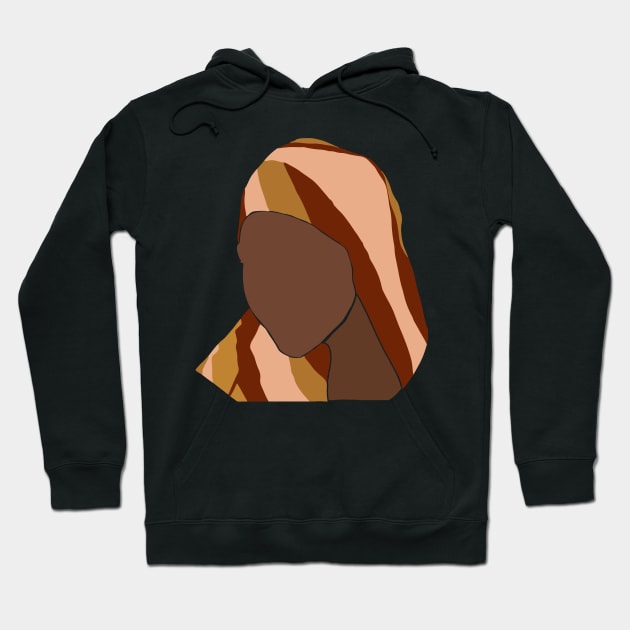 Black African Woman Hoodie by MutchiDesign